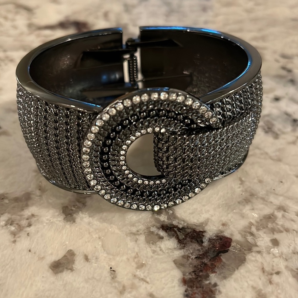 Rare and Stunning Lia Sophia Bangle.  Worn once.  Beautiful Elegance.